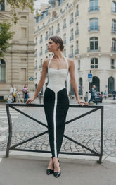 High Quality Women Sexy Halter Off the Shoulder Bodycon Long Bandage Dress Celebrate Evening Party Office Lady Cocktail Dress