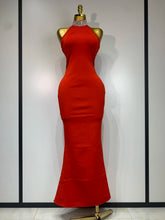 Luxury Birthday Bandage Dress Women 2025 Elegant Red Halter Backless Celebrity Evening Party Wedding Gowns Club Gala Dresses