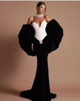 Top Quality Women Sexy Strapless Shinning Crystal Bodycon Long Bandage Dress Elegant Evening Party Celebrate Fashion Outfit