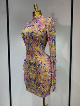 Women Sexy Transparent Mesh Stage Performance Costume Dancer Singer Nightclub Elagant Evening Party Luxury Birthday Dress