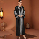 Women Muslim Kimono Open Abaya Arabic Robe Eid Diamonds Djellaba Kebaya Dubai Maxi Dress Morocco Caftan Femme Jalabiya Abayas