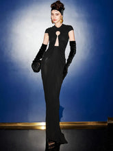 Fashion Women Sexy Short Sleeve Black Mesh Ruched Maxi Long Bodycon Dress 2025 Elegant Evening Club Party Dress