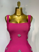 Shining Diamonds Sleeveless Sexy Bodycon Mini Bandage Dress Ruffles Celebrate Evening Party Luxury Birthday Outfit Vestido