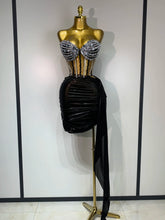 Sexy Two Pieces Top Skirt Sets Sparkly Diamonds See Through Stage Outfit Designer Performance Party Nightclub Birthday Dress