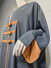 Uni Eid Dubai Elegant Turkey Luxury Modest Abaya With Leather Button Women Muslim Dress Kaftan Open Abaya