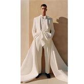 Blazer Suit For Men 2 Piece Outfit Set Suits High Quality 2024 Pants Mens Clothing Wedding Tuxedo Jackets Beige designer clothes Beige