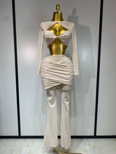 Women Sexy Mesh See Through Long sleeves Pant Sets Elegant Fashion Street Two Piece Set Club Birthday Evening Party Outfit