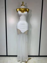 Women Sexy Strapless Mesh Patchwork Bandage Long Dress With Scarf 2025 Elegant Backless Maxi Dresses Celebrity Club Party Outfit