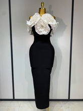 Women Sexy Off Shoulder Flower Diamonds Long Bodycon Bandage Dress 2025 Celebrity Elegant Evening Luxury Birthday Party Dresses