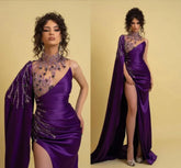 New Mermaid Ball dress Luxury crystal beaded satin Gala Formal Party Second reception Birthday Engagement Bridesmaid dress