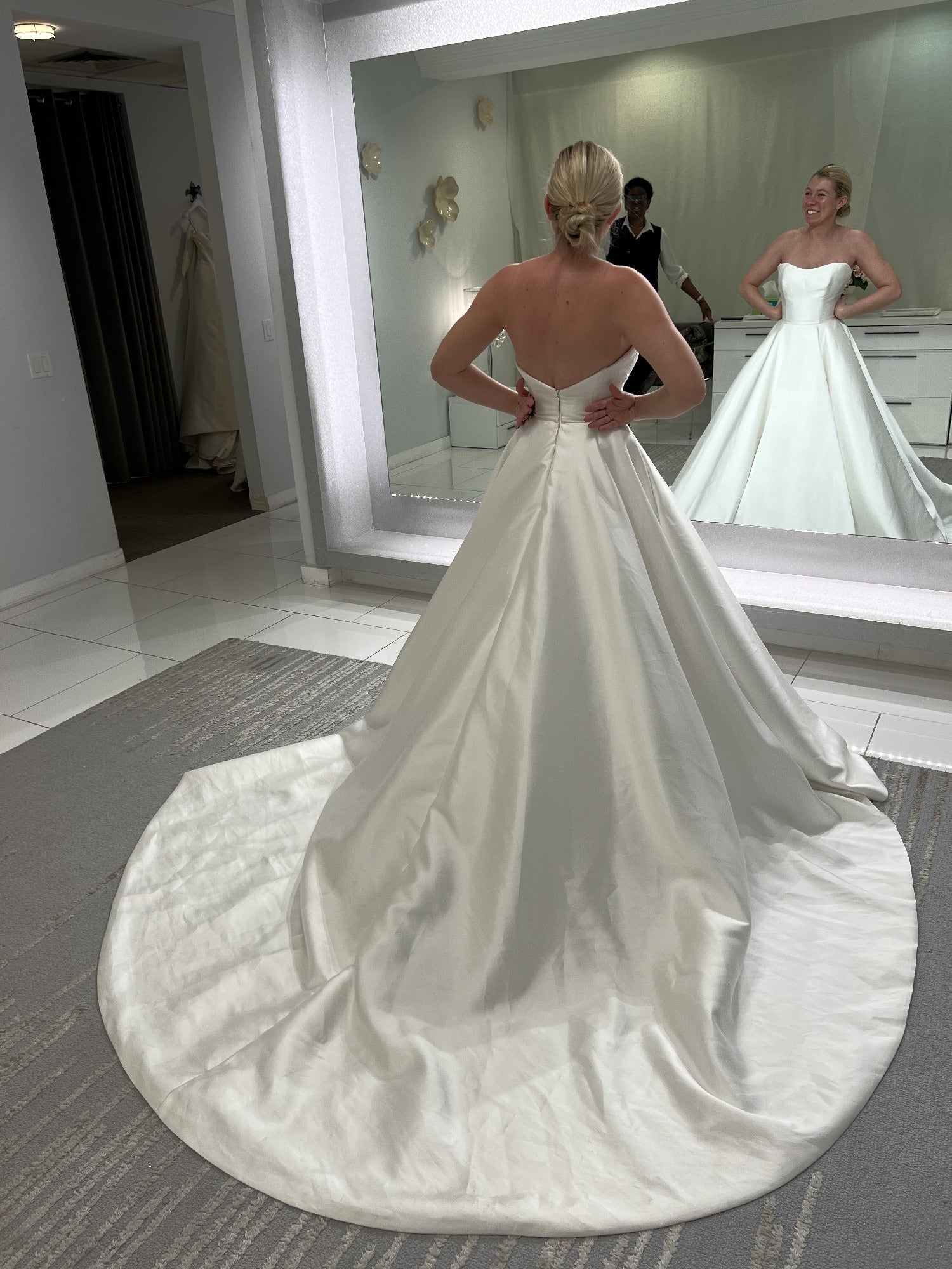 Elegante trouwjurken Strapless A-Line Bruidsjurken Sexy gewaden voor formeel feest mouwloze eenvoudige Vestidos de novia