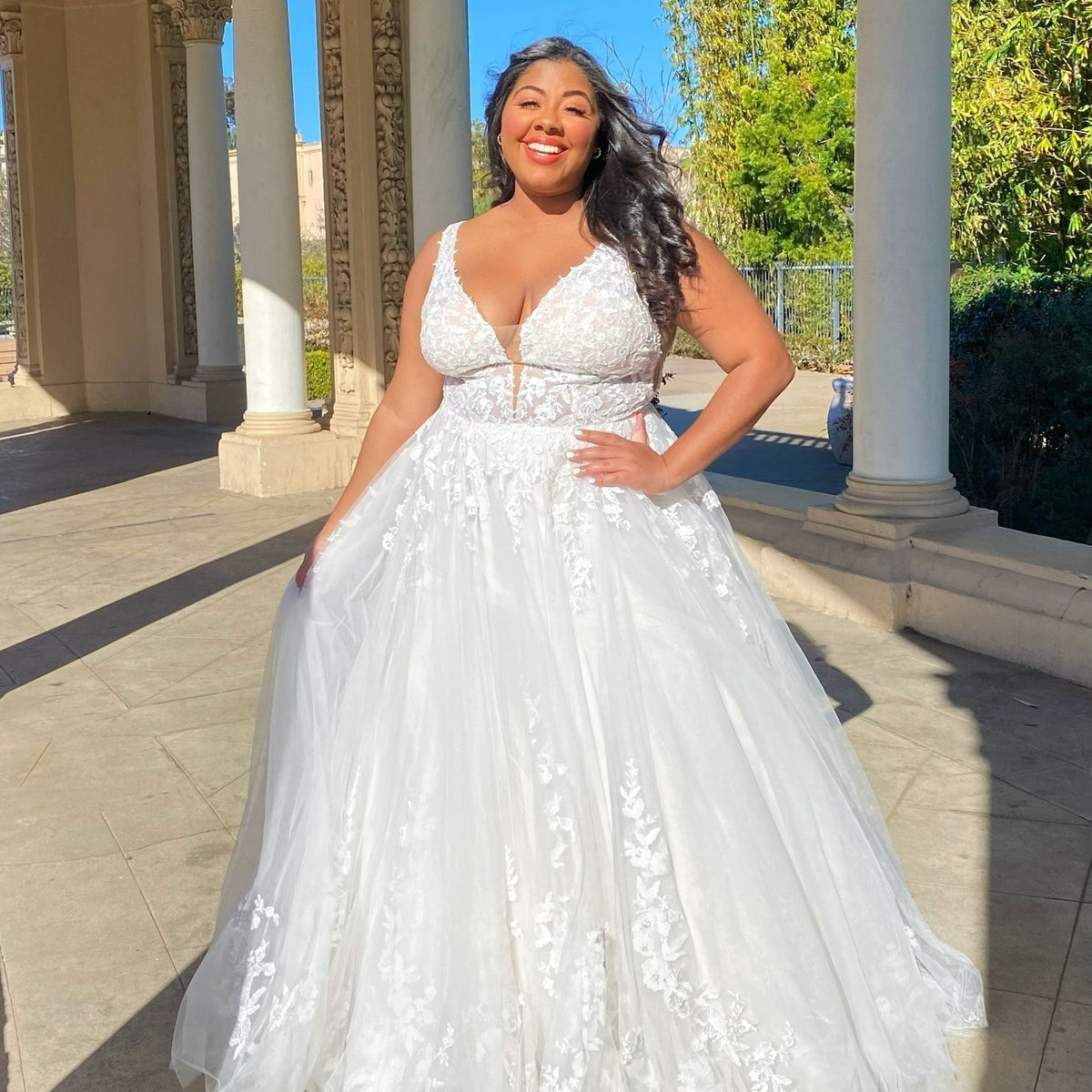 Più abito da sposa ad abiti da sposa lunghi abiti da sposa in pizzo tulle abito da sposa sweep treno giretidos de nolia plus size abito de mariee