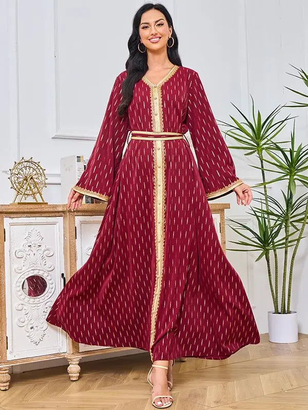 ABAYA FATA MUNIMIMENTO TAPE CHIC TRIM COMPLETO DE MANEIRA VELHA VENSAIS VELHOS AFRICANOS ELEGANTES AFRICANOS PARA MULHERES