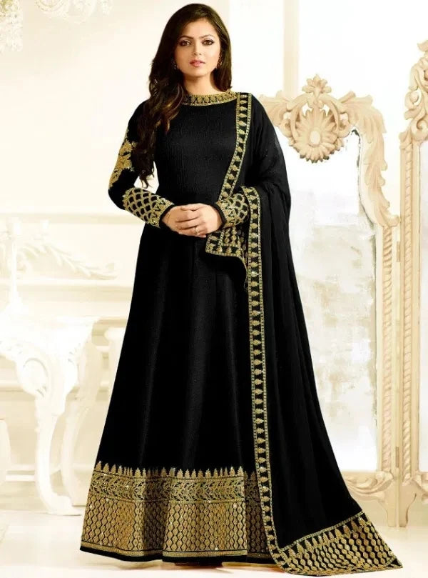 Navy Blue Dubai Arabic Caftan Evening Dresses Gold Embroidered Long Sleeves Moroccan Kafan Formal Party Gowns Suit