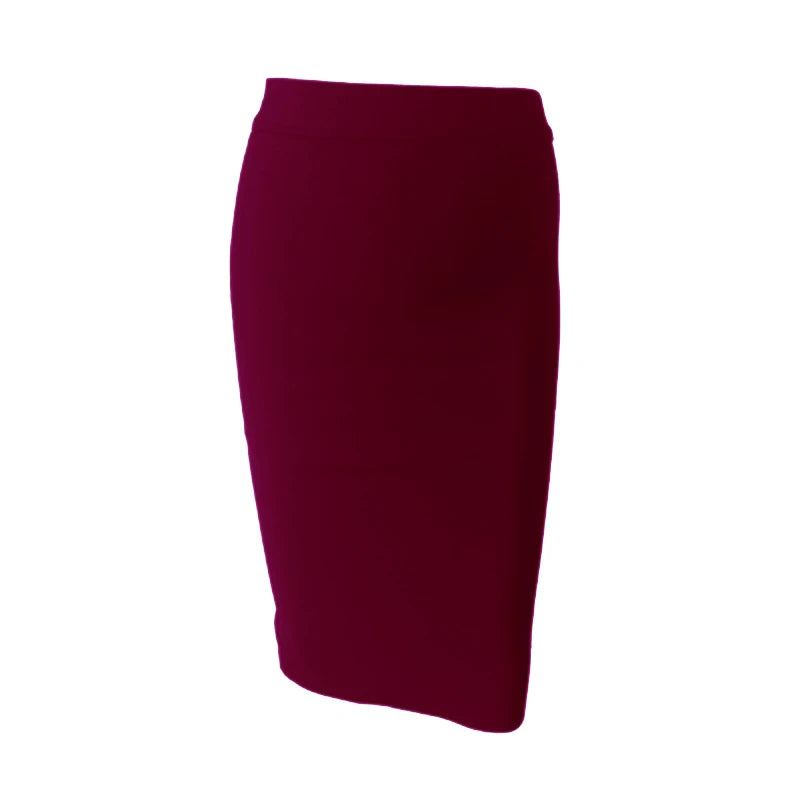 Wholesale Women Summer Fashion Sexy Black Blue Orange Red Beige Bandage Skirt 2022 Designer A Line Pencil Skirt Faldas 60cm