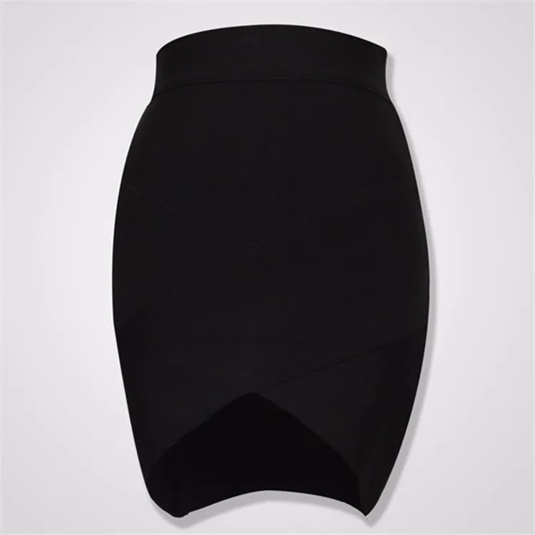 High Quality Ladies Rayon Thick Short Rayon Bandage Skirt Cocktail Party Cute Mini Skirt Vestidos