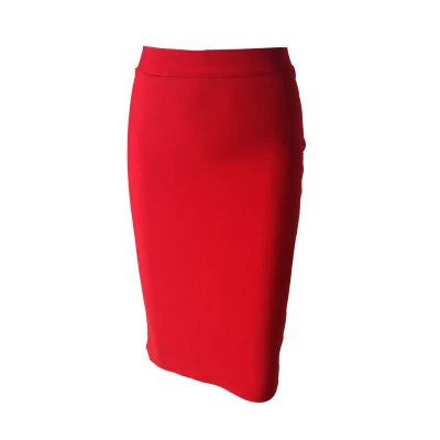 Wholesale Women Summer Fashion Sexy Black Blue Orange Red Beige Bandage Skirt 2022 Designer A Line Pencil Skirt Faldas 60cm