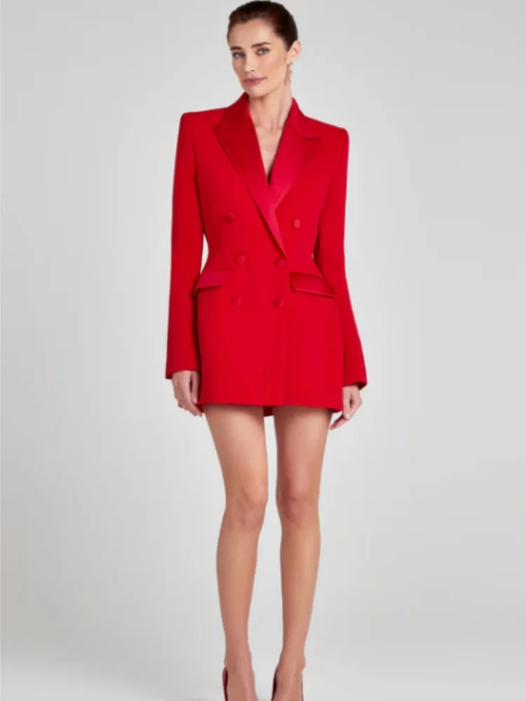 2025 New Arrival Women Long Sleeve Sexy V-Neck Slim Mini Dress Fashion Office Lady Evening Party Cocktail Elegant Outfit