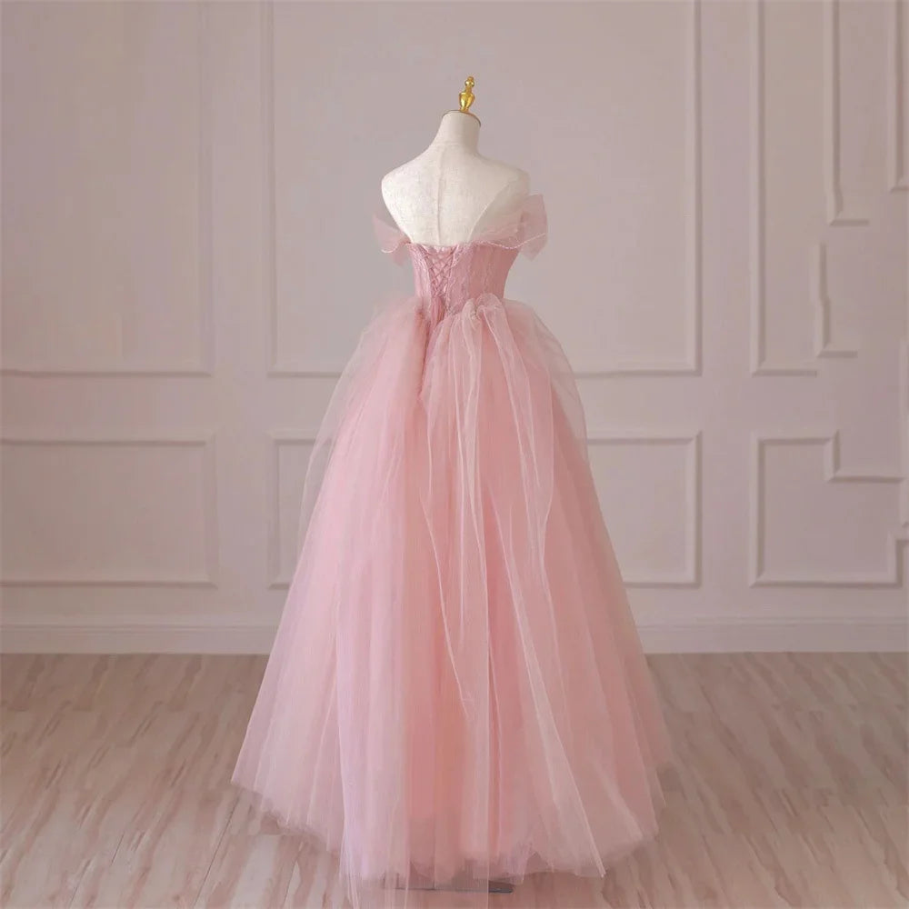 Bridesmaid Dress Woman Elegant and Pretty Women's Dresses for Prom Long Luxury Evening Dresses 2024 Ball Gown Formal Wedding New