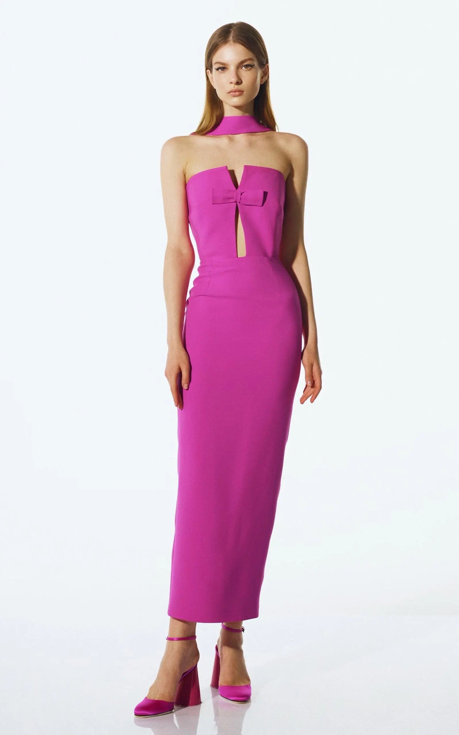 Black Color Women Sexy Halter Strapless Bodycon Long Dress Rayon Bandage Fashion Celebrate Evening Party Dress Wholesale