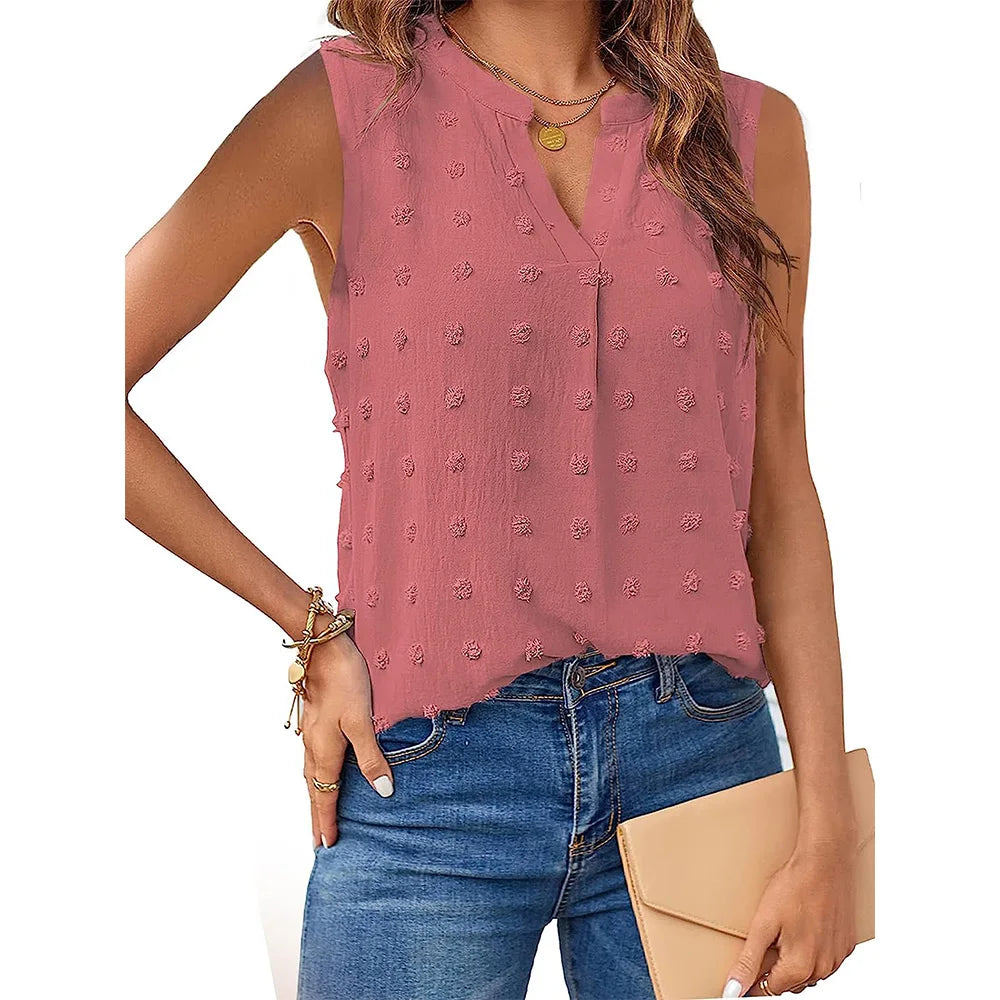 Womens Tops Summer Tank Top for Women Sleeveless Shirts 2023 Spring Corset V Neck Dressy Casual Tshirts