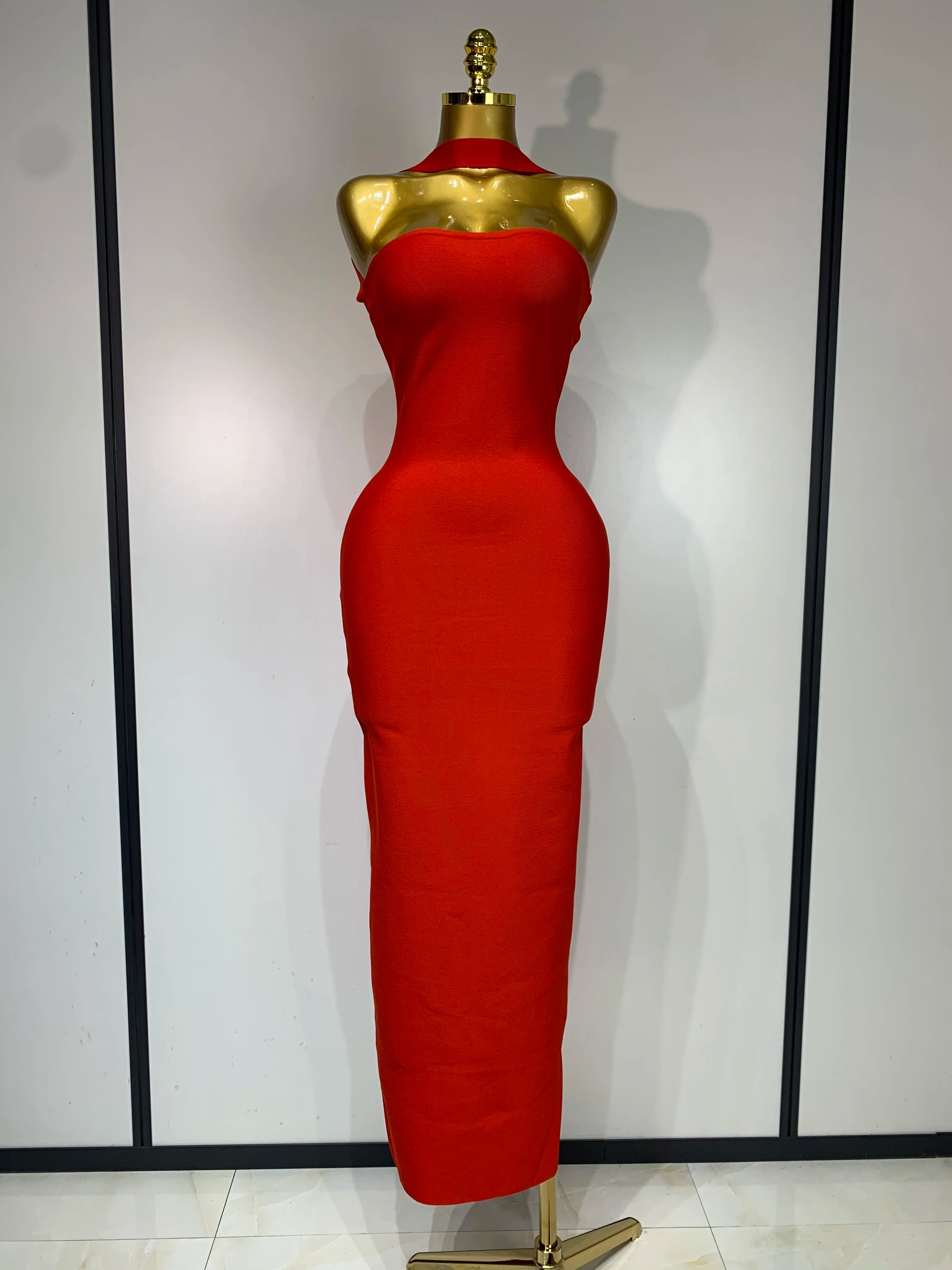 Women Sexy Backless Bodycon Bandage Dress Sleeveless Maxi Long Elegant Dresses 2025 Luxury Birthday Dress Club Party Outfit