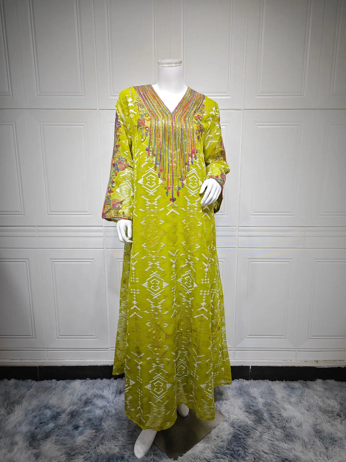 Eid for Women Dress Abaya Muslim Embroidery Mesh Party Caftan Robe Jalabiya Morocco Dubai Kaftan Vestidos Largos Ramadan 2025