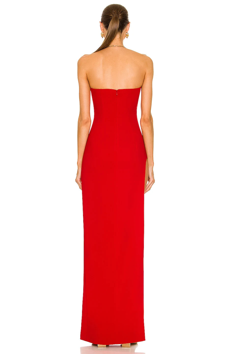 High Quality Women Sexy Strapless Bodycon Long Bandage Dress Celebrate Wedding Mermaid Fashion Birthday Outfit Vestido