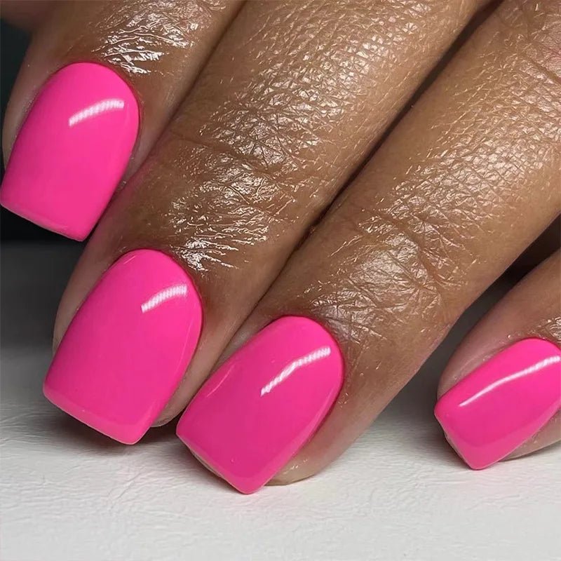 Pink Purple False Nails Y2K Press on Nails Full Cover French Ballet Fake Nails Tips for Women Girls Halloween Christmas Party