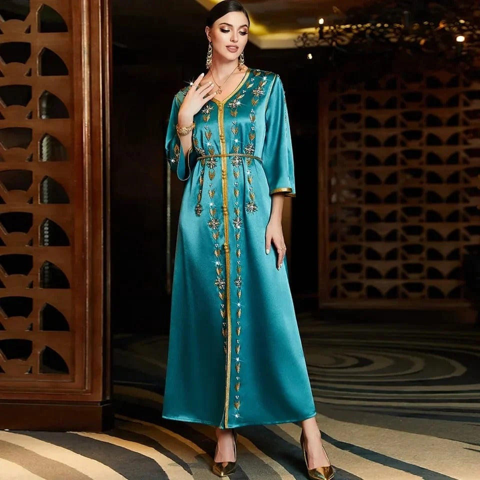 PURA CONSEGLIO MANUSE RINSTONE BAGGI ABAYAS TURKS CHIC CHE ABBIGLIO DI ABBIGLIO DI ASCOLTA DI NACCHETTA