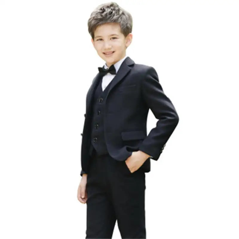 Traje de lana gruesa de otoño e invierno para niños, trajes para bodas, traje infantil garcon mariage, blazer para niños, jogging garcon 