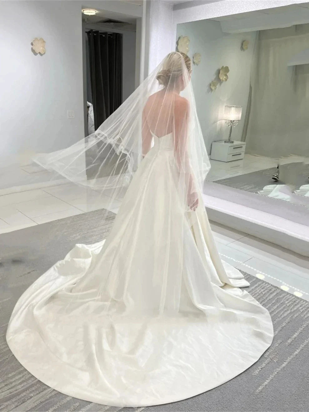 Eleganti abiti da sposa abiti da sposa a-line senza spalline abiti da sposa sexy per feste formali senza maniche vestidos de nolia